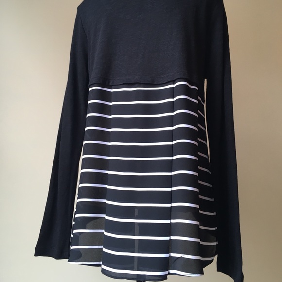 Ana Black Scoop-neck with Stripe sides and back PL - Picture 7 of 7